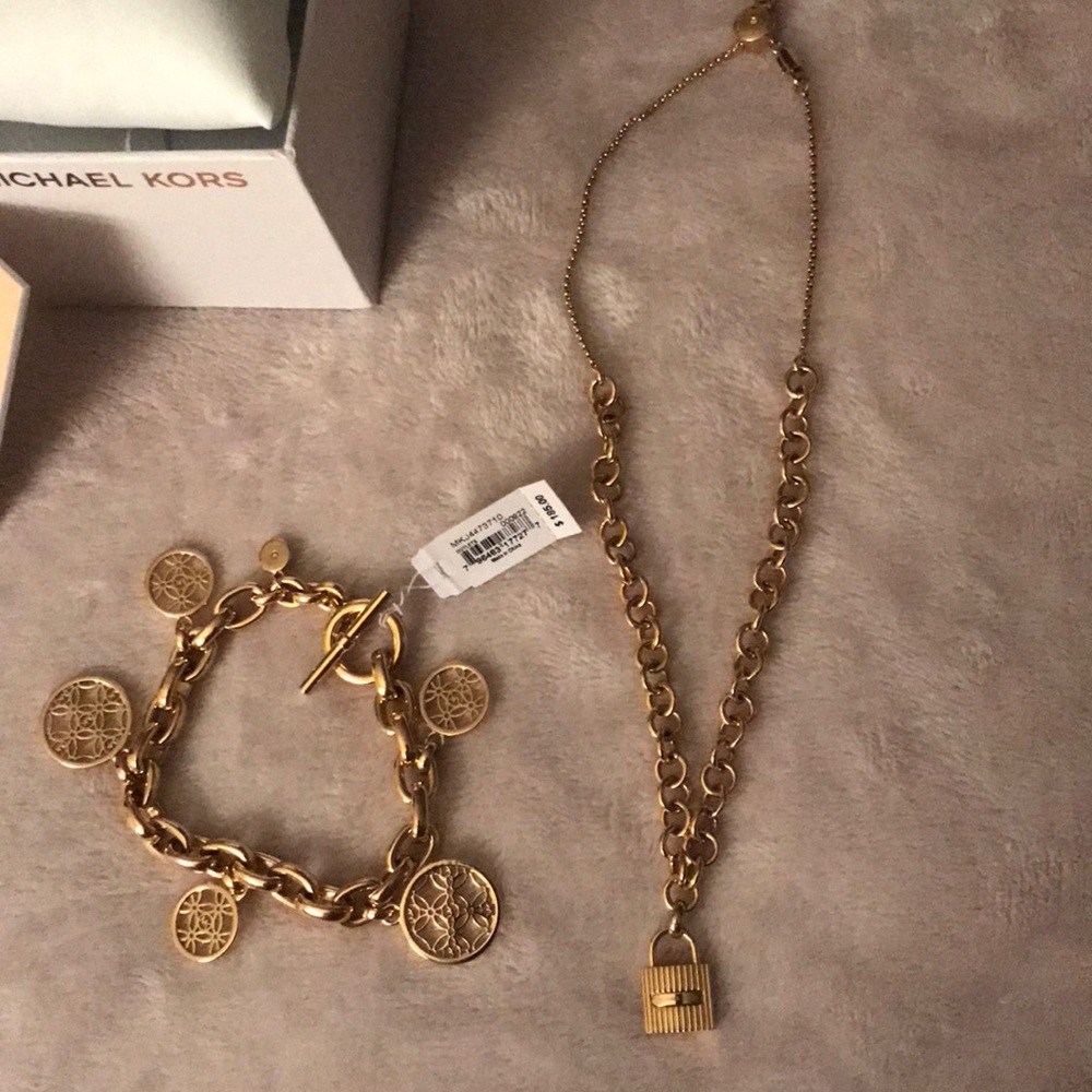 MK bracelet/ necklace set